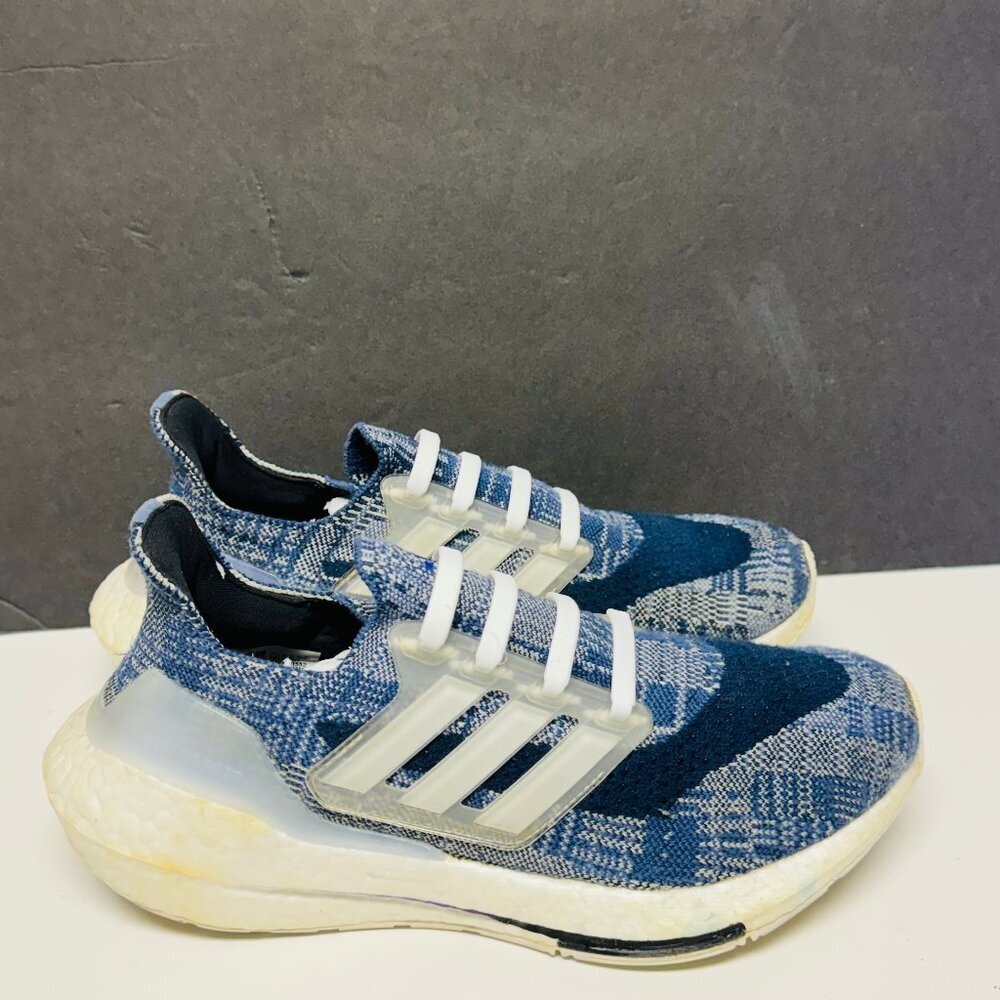 ADIDAS  ULTRABOOST 2021 PRIMEBLUE Sashiko FZ3084 Men's Running Shoes Size 4.5